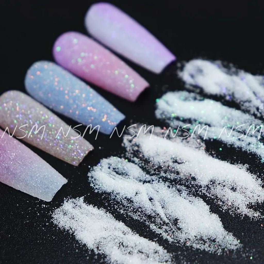 Iridescent Sugar Glitter Powder (Set Of 12 1gm Jars)