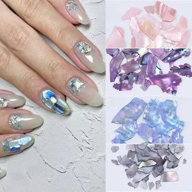 Shell Nail Accessory Grid (Random Color)
